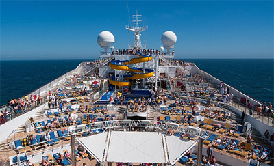 Cruise ship deck