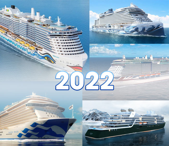 32 New Cruise Ships for 2022